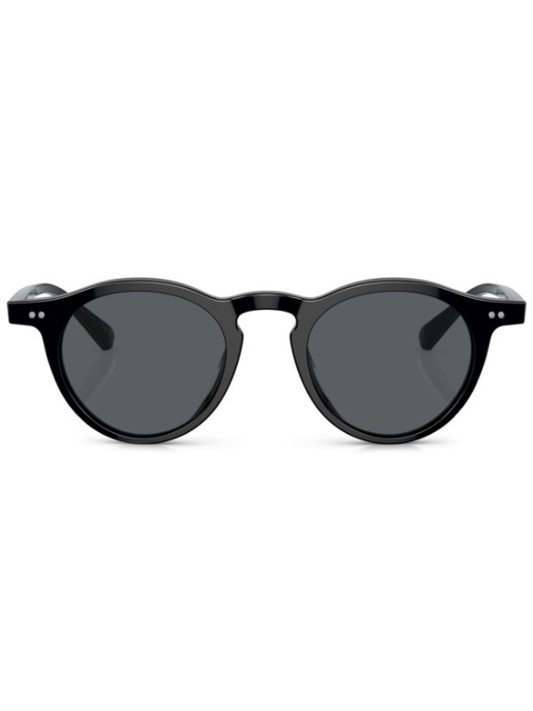 Square cut outlet sunglasses black