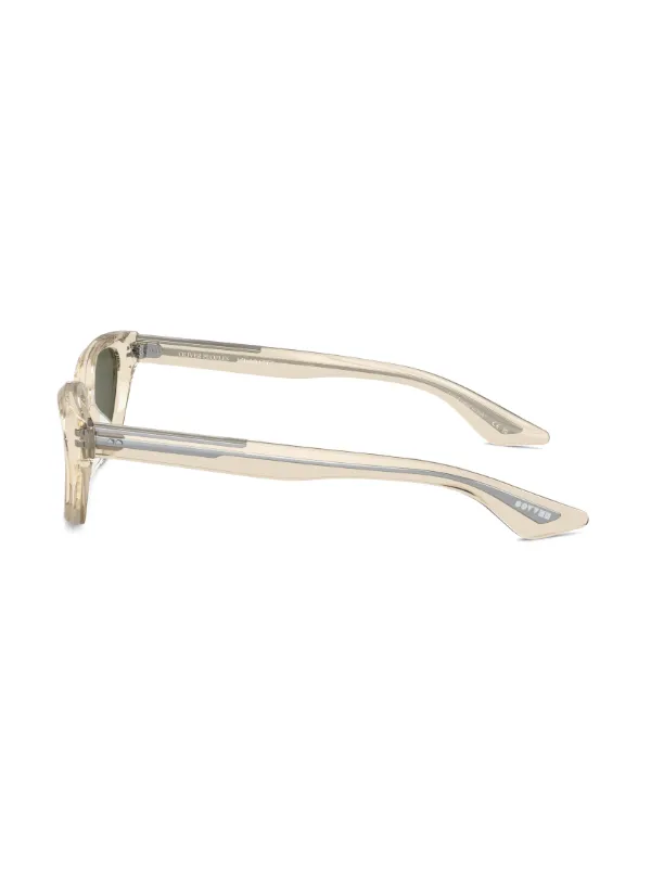 Oliver Peoples Transparent cat-eye Frame Sunglasses | Yellow  display picture 2