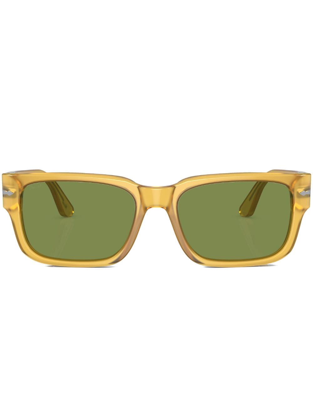 Persol Po3272s 2044e Rectangle Sunglasses In Gelb