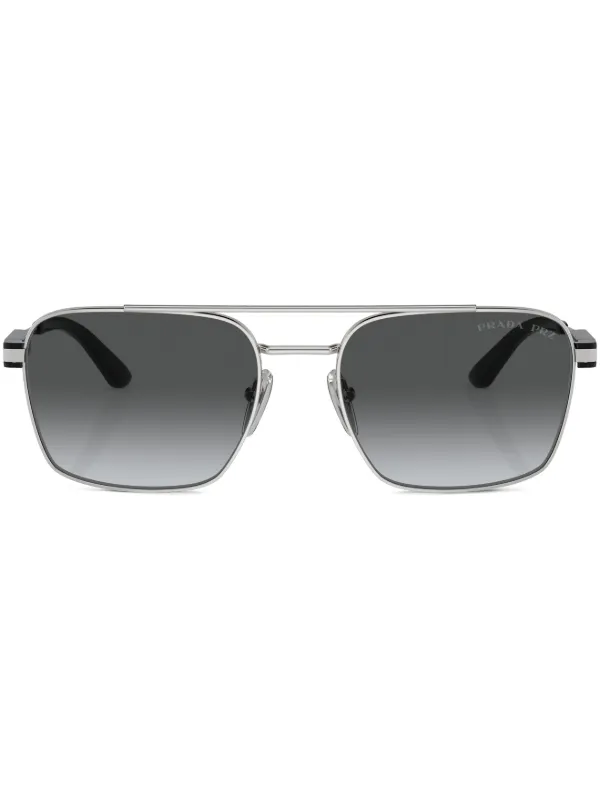 Prada square shop aviator sunglasses