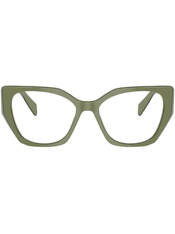 Prada green 2024 eyeglass frames