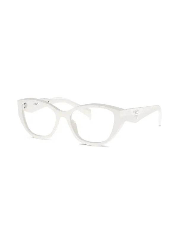 Prada Eyewear cat-eye Frame Glasses | Black | FARFETCH