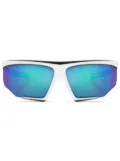 Prada Linea Rossa oversize-frame sunglasses - White