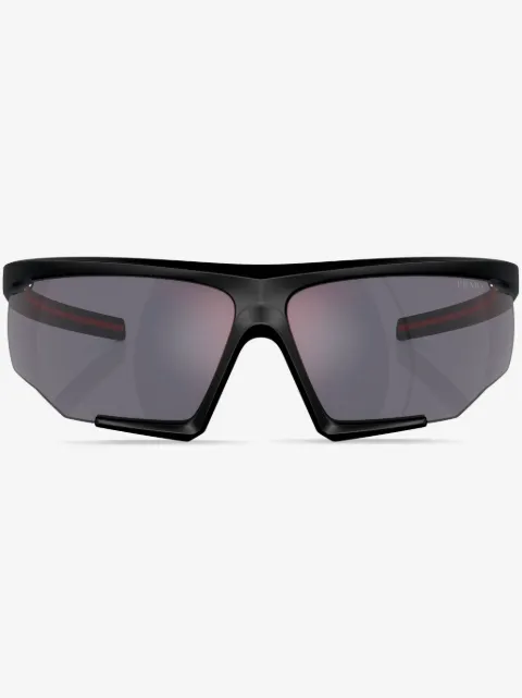 Prada Linea Rossa Zonnebril met oversized montuur