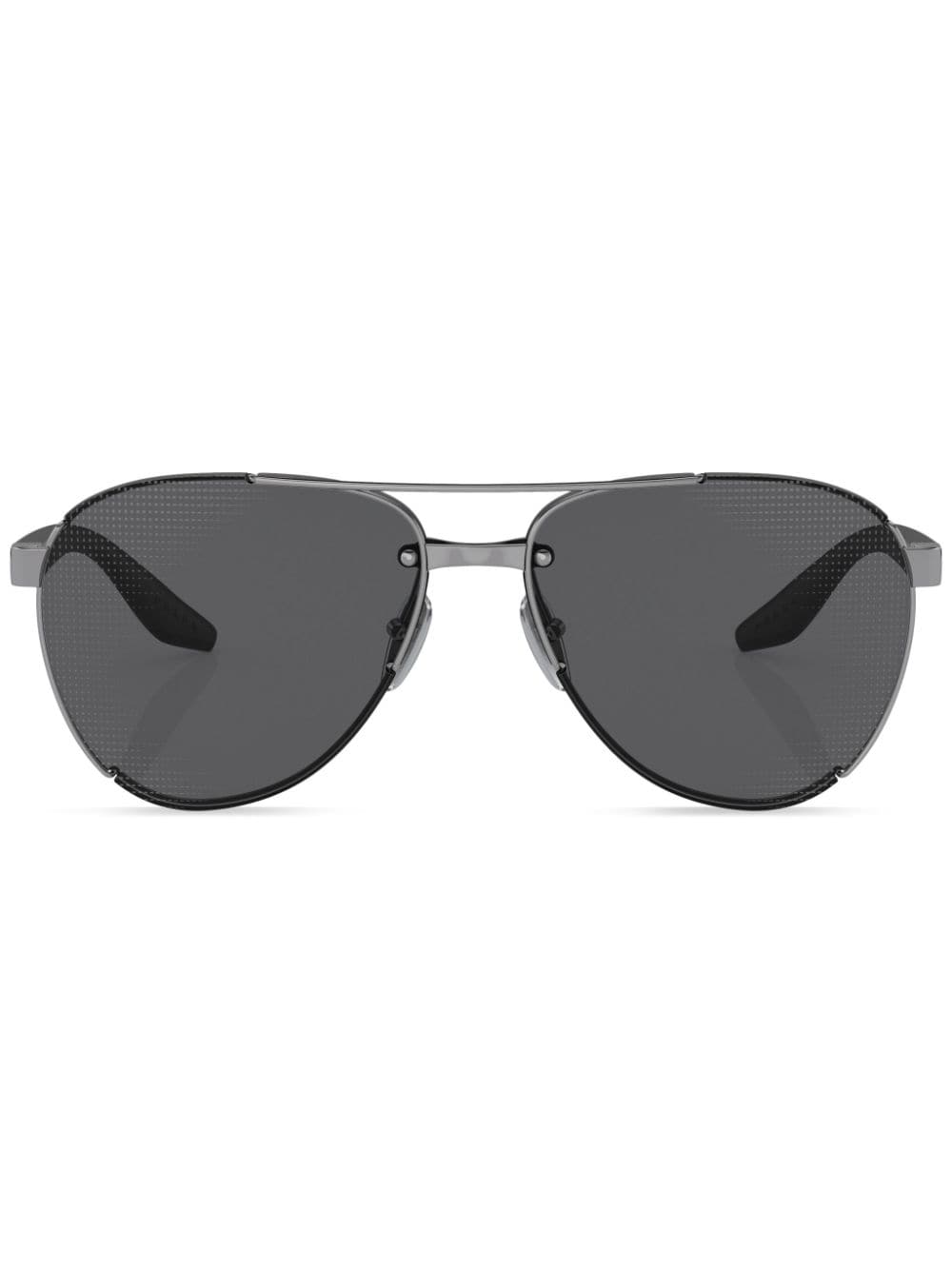 Prada Aviator-frame Sunglasses In Silver