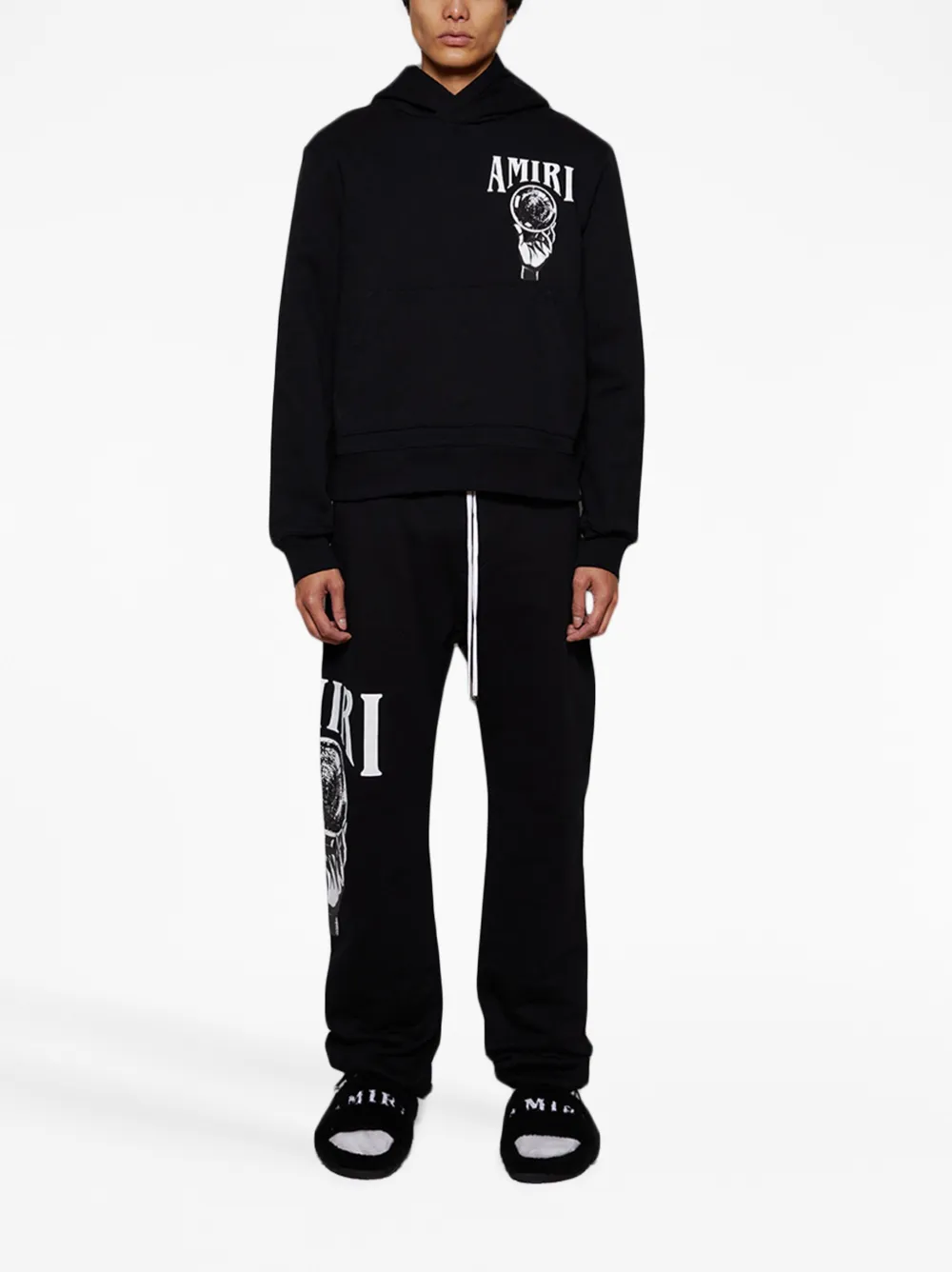AMIRI Katoenen hoodie - Zwart