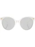 Versace Eyewear round-frame sunglasses - White