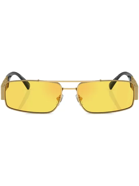 Versace Eyewear logo-plaque rectangular-frame sunglasses