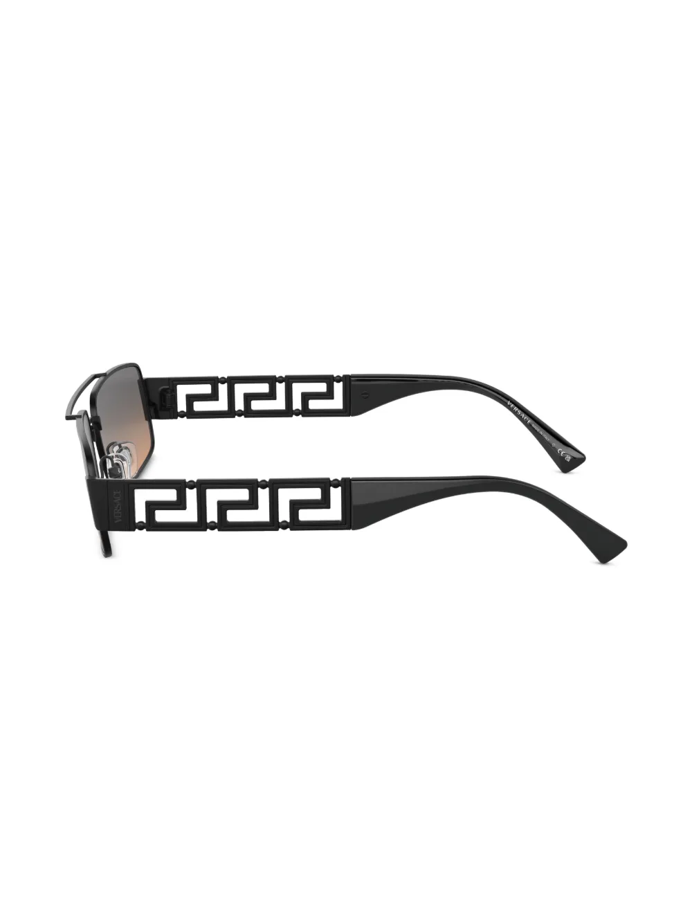 Versace Eyewear logoplaque rectangularframe Sunglasses Farfetch