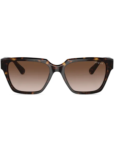Vogue Eyewear oversize-frame logo-print sunglasses 