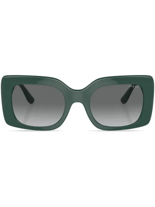 Lunettes de soleil rectangulaires à logo imprimé - Vogue Eyewear - Modalova