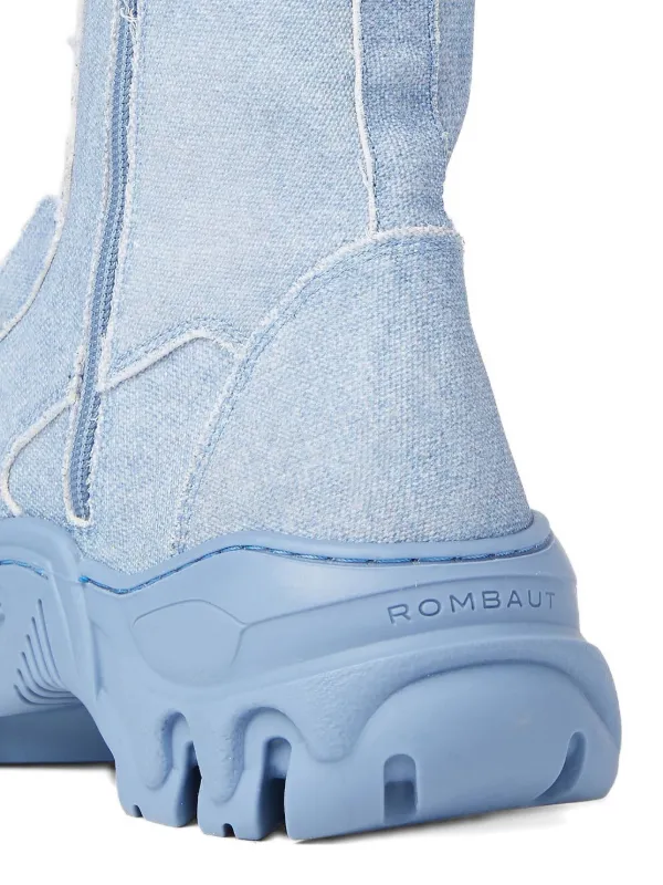 【関税込み】Rombaut ブルー Boccaccio II ブーツ Rombaut Boccaccio II アンクルブーツ | ブルー | FARFETCH JP