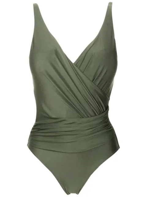Lygia & Nanny Maísa Liso draped swimsuit