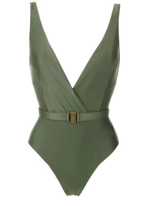 Maillot de bain Evita Liso à col v - Lygia & Nanny - Modalova