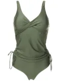 Lygia & Nanny Bruma twisted ruched tankini - Green