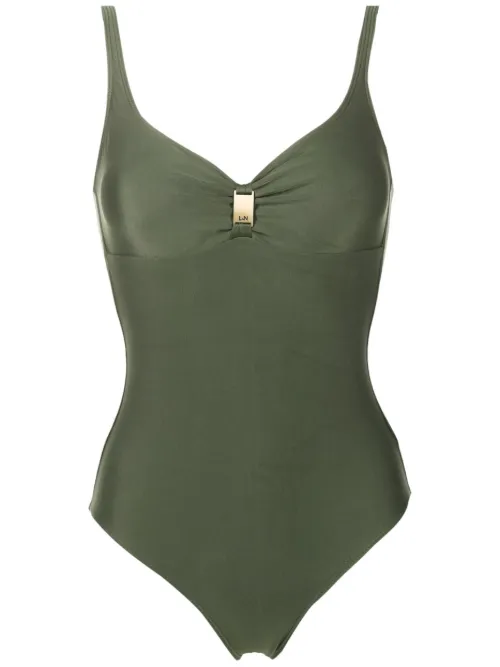Maillot de bain Roberta Liso à plaque logo - Lygia & Nanny - Modalova