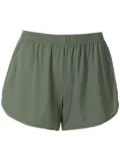 Lygia & Nanny Lee elasticated-waist mini shorts - Green