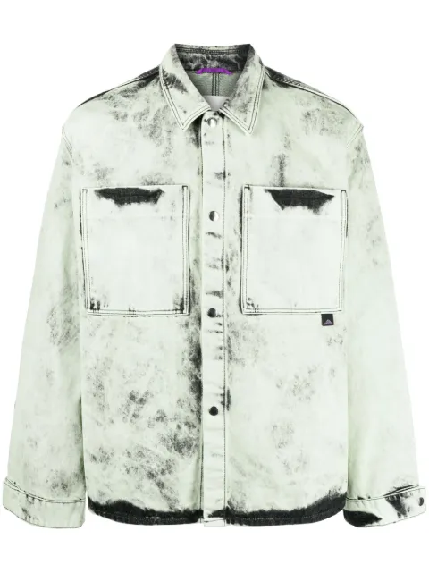 OAMC faded-effect long-sleeve shirt