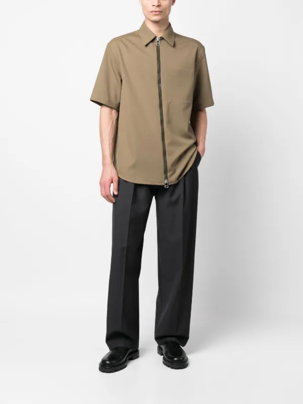 OAMC zip-up short-sleeve Shirt - Farfetch