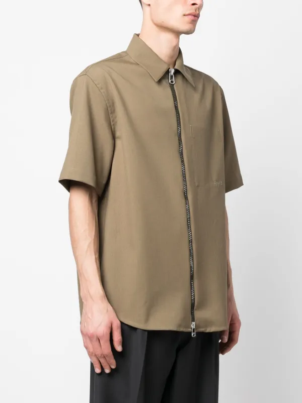 OAMC zip-up short-sleeve Shirt - Farfetch