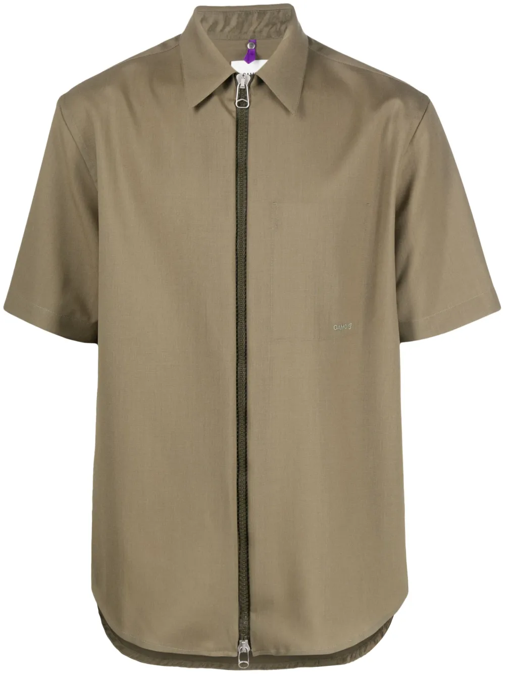 OAMC zip-up short-sleeve Shirt - Farfetch