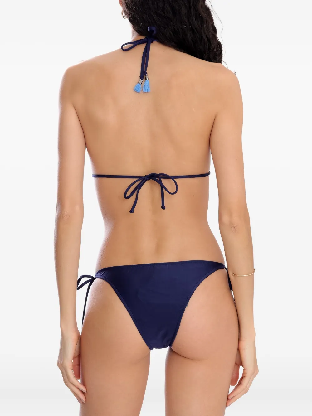 Lygia & Nanny Maya Tassel-tie Bikini In Blue