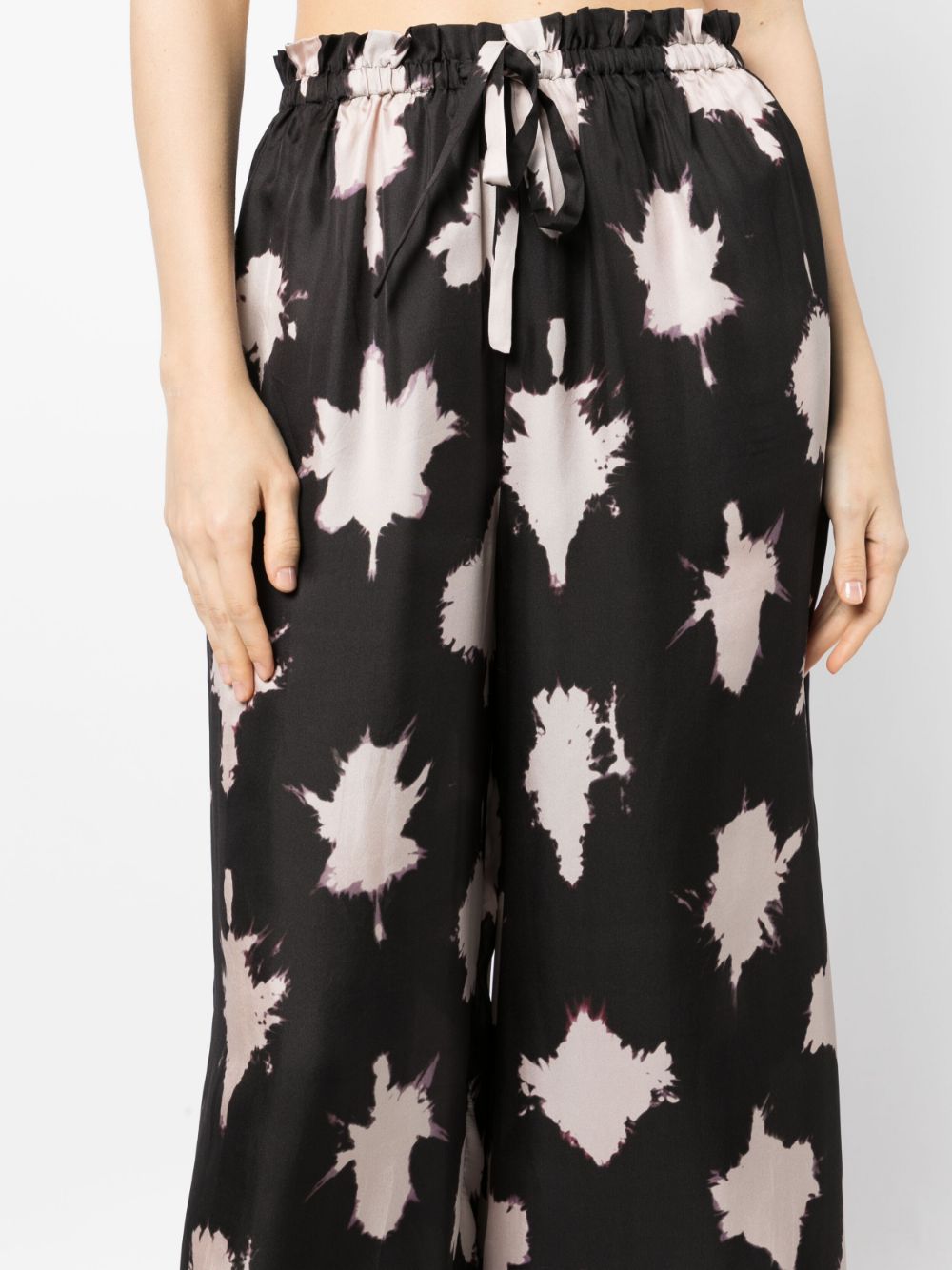 Shop Ulla Johnson Sawyer Wide-leg Trousers In Black