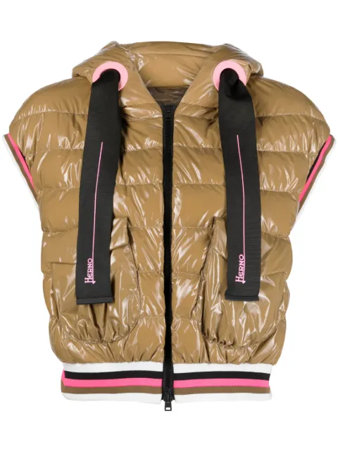 Herno gilet matelassé à fini brillant