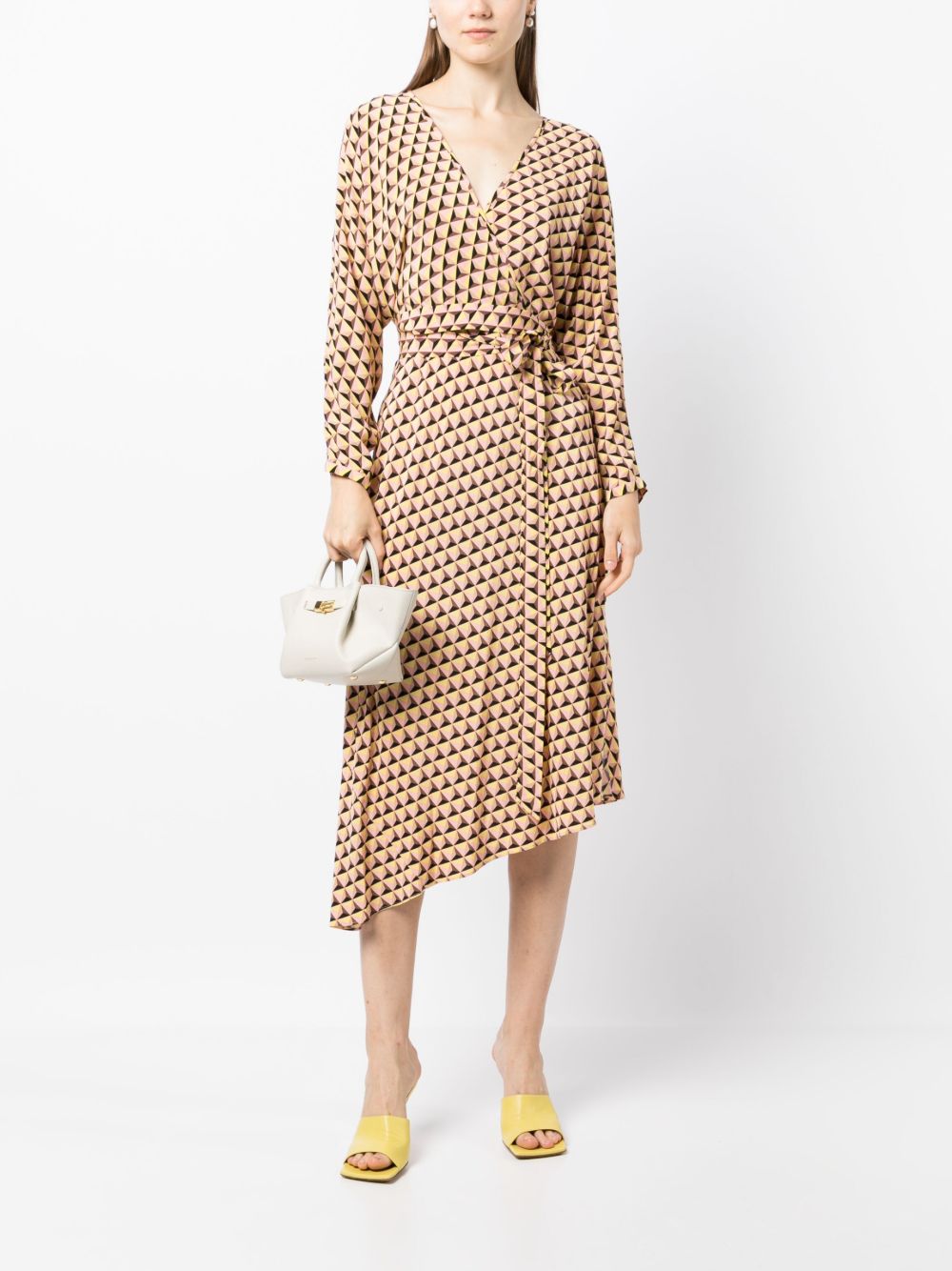 DVF Diane von Furstenberg Midi-jurk met print - Veelkleurig