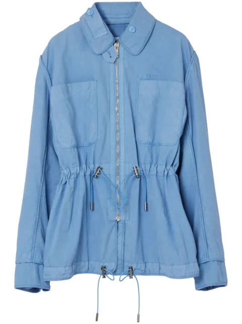 Burberry zip-up fitted jacket 