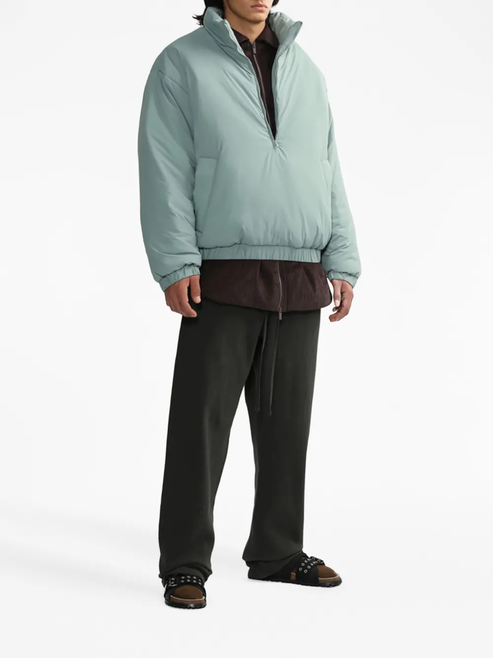 FEAR OF GOD ESSENTIALS Donsjack met hoge hals Blauw