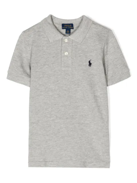POLO RALPH LAUREN KIDS Polo Pony-motif cotton polo shirt