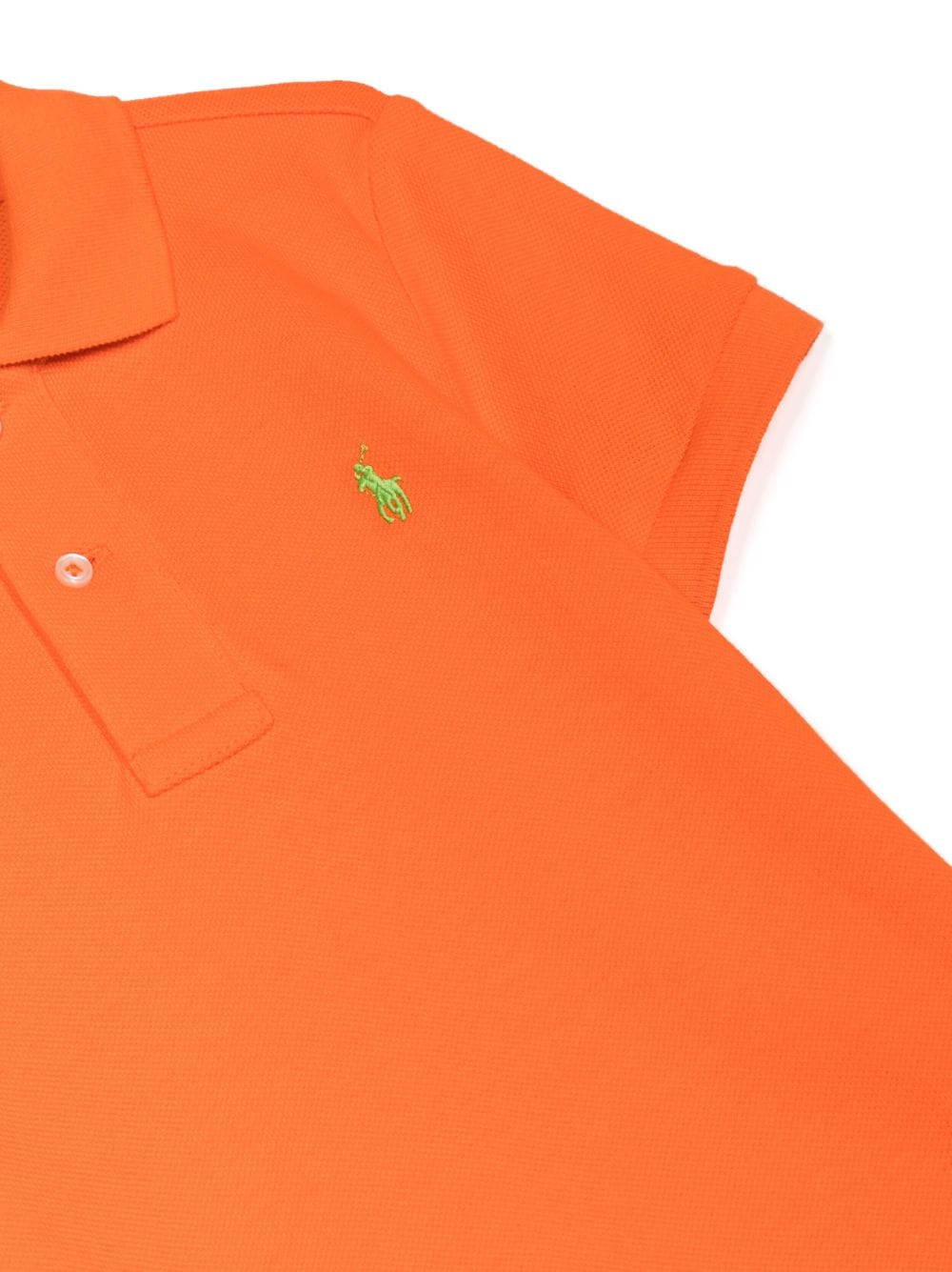 Shop Ralph Lauren Logo-embroidered Polo Shirt In Orange