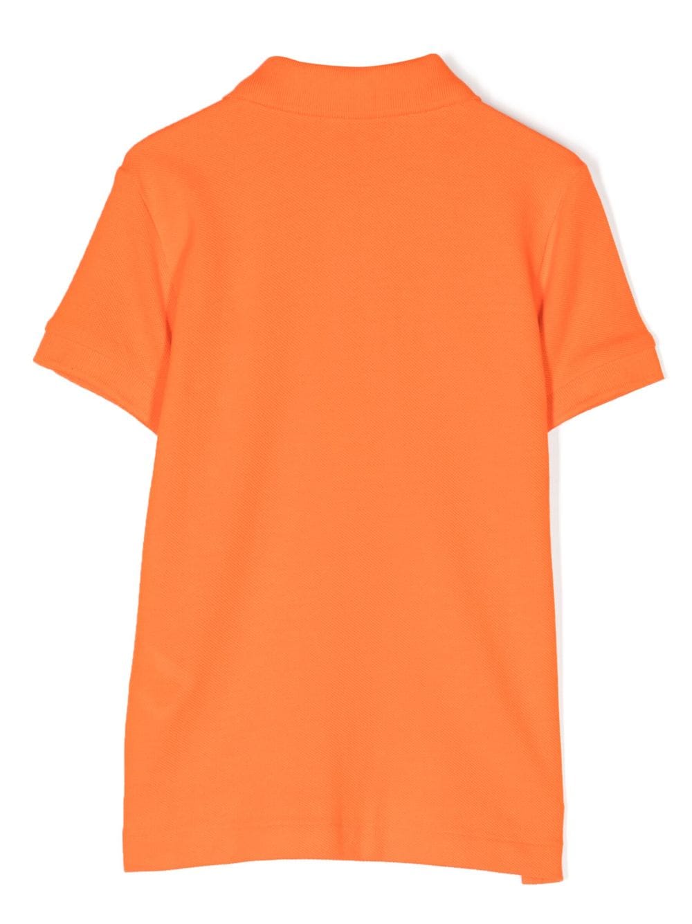 Ralph Lauren Kids logo-embroidered polo shirt - Oranje