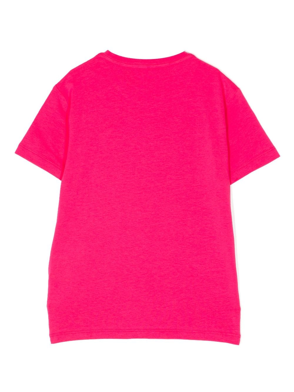 Shop Versace Logo-print Short-sleeve T-shirt In Pink