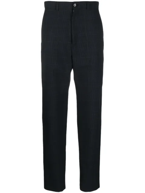 LEMAIRE check-pattern tapered trousers