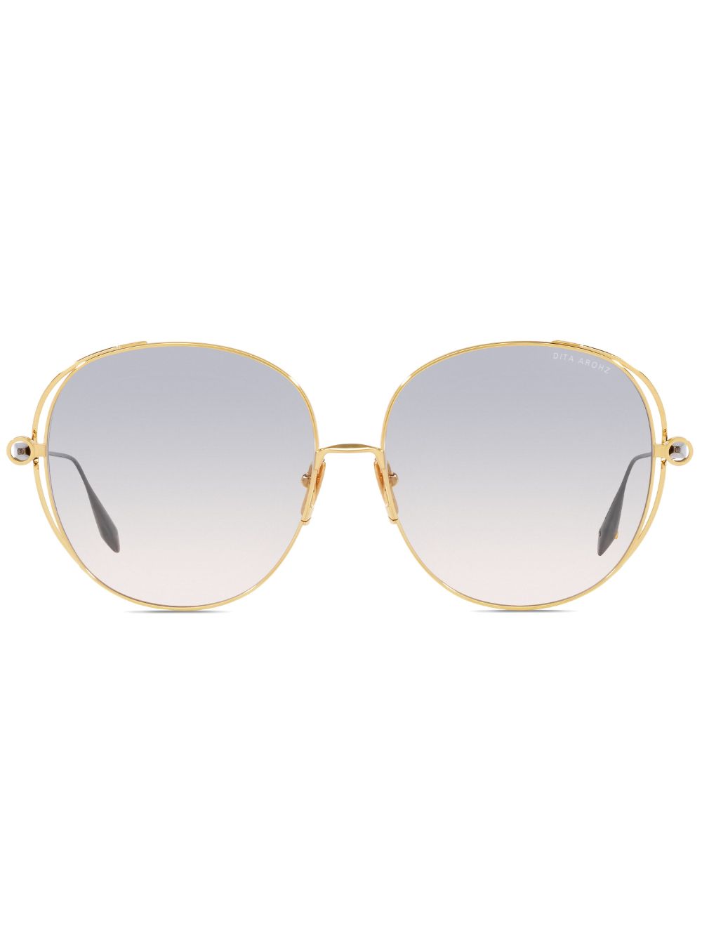 Dita Eyewear Arohz Oversize-frame Sunglasses In Gold