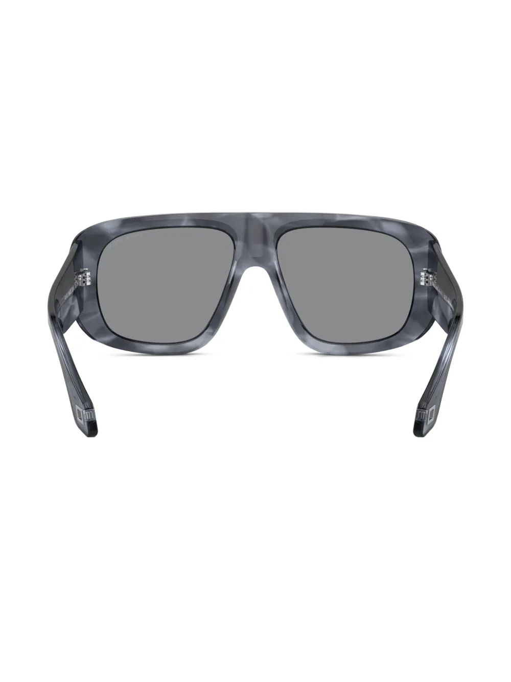 Giorgio Armani Zonnebril met logoprint Grijs
