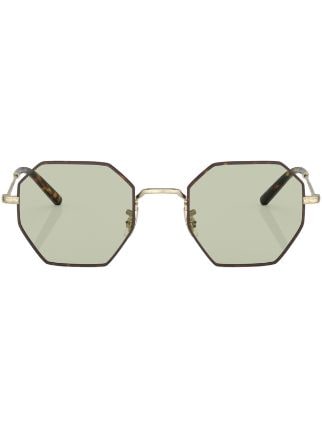 Oliver Peoples オクタゴンフレーム サングラス - Farfetch