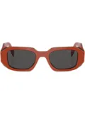 Prada Eyewear rectangle-frame sunglasses - Orange