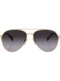 Prada Eyewear aviator-frame sunglasses - Gold