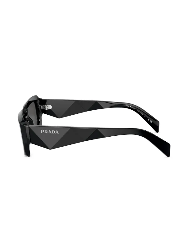 Prada Eyewear スクエアフレーム サングラス | ブラック
