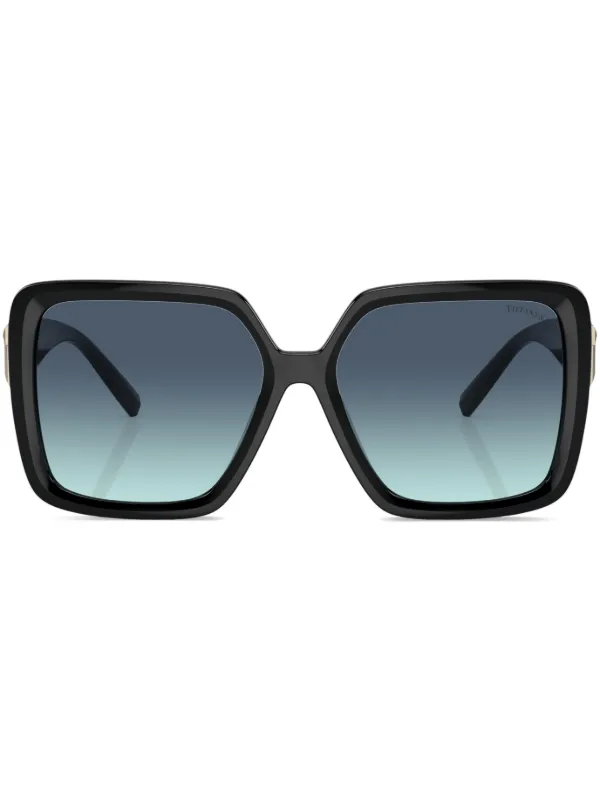 Tiffany & Co. Black Oversized Sunglasses 18838469_41989896_600.jpg main image 4