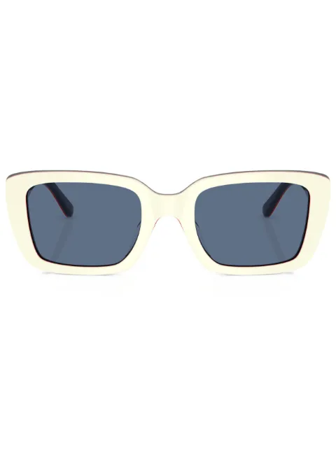 Tory Burch logo-plaque cat-eye sunglasses