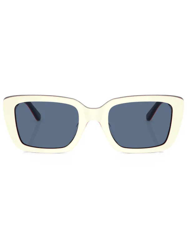 White Tory Burch sunglasses with case s-l400.jpg main image 4
