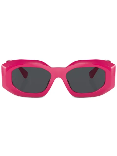 Versace Eyewear logo-plaque geometric-frame sunglasses