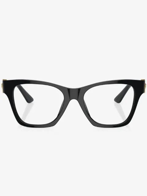 Versace Eyewear Eckige Brille mit Medusa-Schild