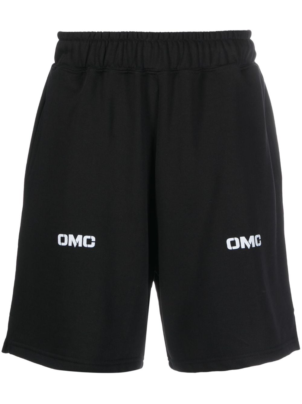 logo-print track shorts