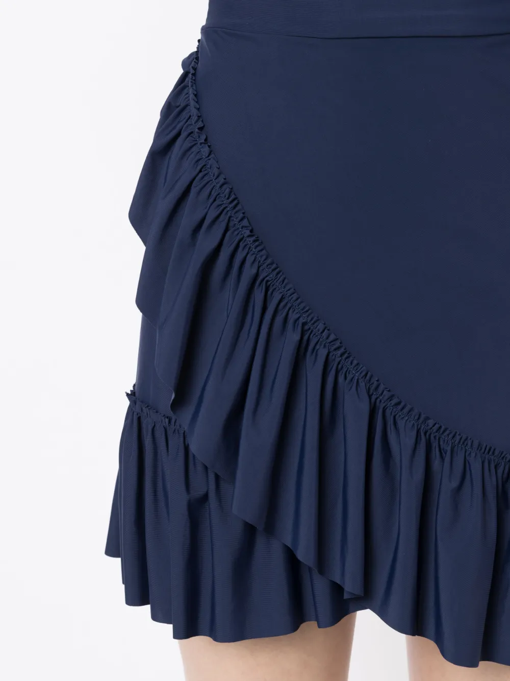 LYGIA & NANNY LAURITA RUFFLED-HEM SKIRT