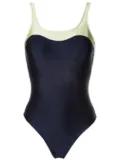 Lygia & Nanny Oceanic two-tone swimsuit - Blue